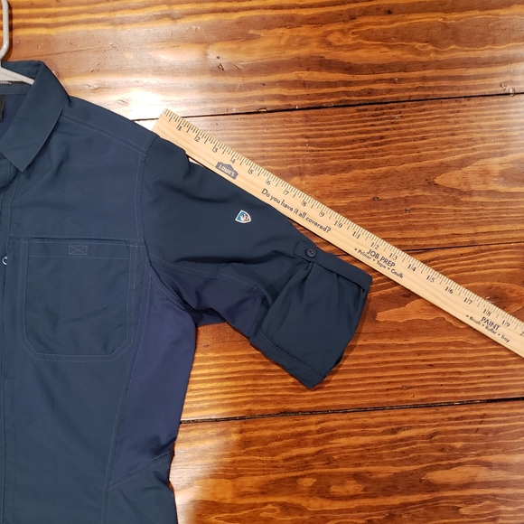 Kuhl Invoke L/S Button Up Pirate Blue, Size Small - Picture 11 of 11